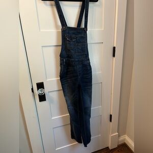 Free People Skinny Denim Overalls Size 25